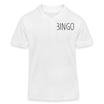 bingo - Kids Organic Polo Shirt by Stanley/Stella - white - Front