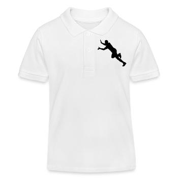 Sprung - Kinder Organic Poloshirt Mini Sprinter von Stanley/Stella - Weiß - Vorne