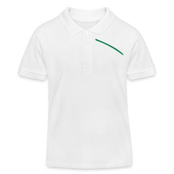Dash green - Kids Organic Polo Shirt by Stanley/Stella - white - Front