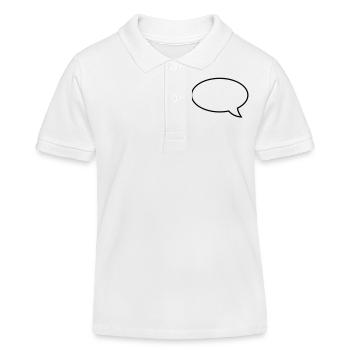 sprechblase__f1 - Kinder Organic Poloshirt Mini Sprinter von Stanley/Stella - Weiß - Vorne