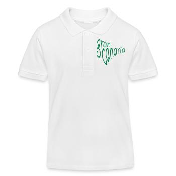Gran Canaria - Kids Organic Polo Shirt by Stanley/Stella - white - Front