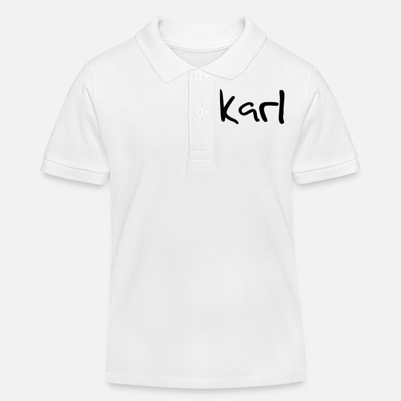 karl - Polo enfant bio Stanley/Stella - blanc