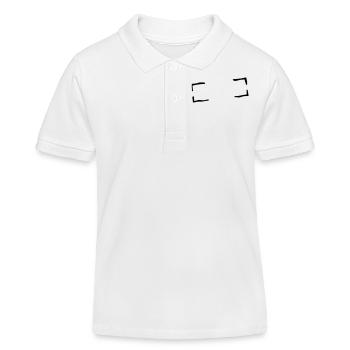 Frame - Kids Organic Polo Shirt by Stanley/Stella - white - Front
