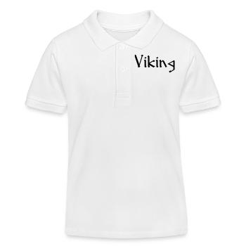Viking - Kinder Organic Poloshirt Mini Sprinter von Stanley/Stella - Weiß - Vorne
