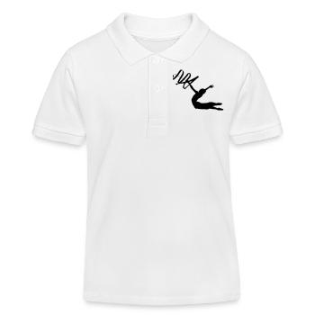 gymnastique rythmique 3 - Polo enfant bio Stanley/Stella - blanc - Devant
