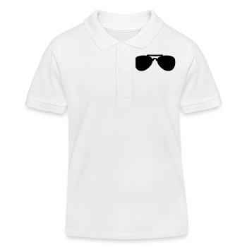 Lunettes de soleil - Polo enfant bio Stanley/Stella - blanc - Devant