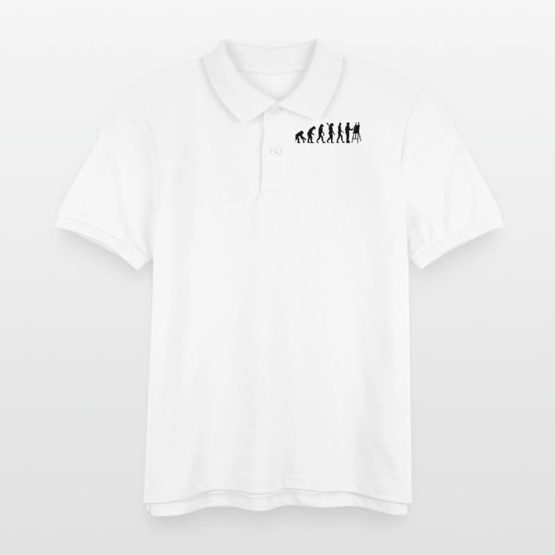 Evolution Painter Kids Organic Polo Shirt by Stanley/Stella