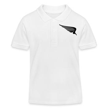 fluegel - Kinder Organic Poloshirt Mini Sprinter von Stanley/Stella - Weiß - Vorne