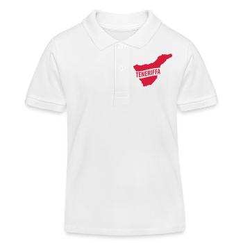 Teneriffa - Kinder Organic Poloshirt Mini Sprinter von Stanley/Stella - Weiß - Vorne