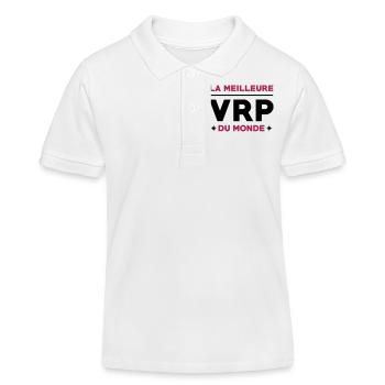 VRP / Commercial / Commerce / Vente / Vendeur - Polo enfant bio Stanley/Stella - blanc - Devant
