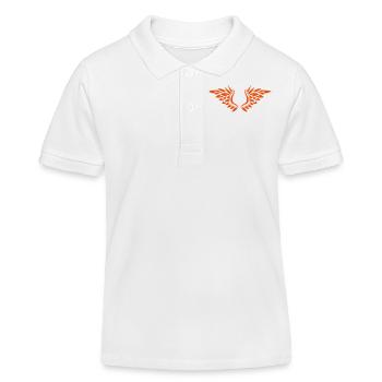 aile aille oiseaux ange 27012 - Polo enfant bio Stanley/Stella - blanc - Devant