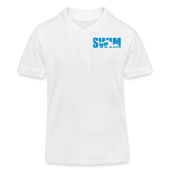 Swim - Kids Organic Polo Shirt by Stanley/Stella - white - Front
