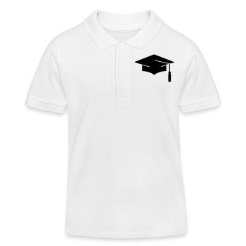 l'obtention du diplôme - Polo enfant bio Stanley/Stella - blanc - Devant