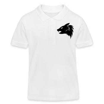 wolf - Kinder Organic Poloshirt Mini Sprinter von Stanley/Stella - Weiß - Vorne