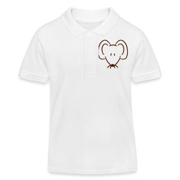 Mouse Mouse Cute Little Rat Rodent Friendly - Kids Organic Polo Shirt by Stanley/Stella - white - Front