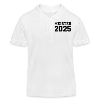 Champion 2025 - Polo enfant bio Stanley/Stella - blanc - Devant