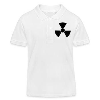 Radio Active 1c - Polo enfant bio Stanley/Stella - blanc - Devant