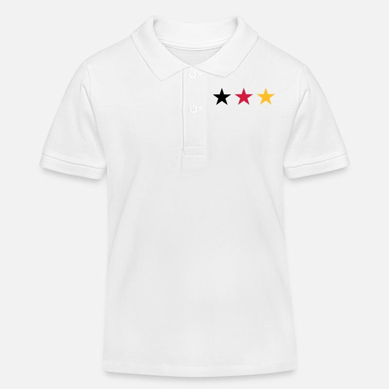 Deutschland - Kinder Organic Poloshirt Mini Sprinter von Stanley/Stella - Weiß