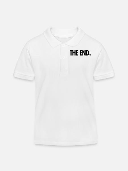 THE END. - Polo enfant bio Stanley/Stella - blanc