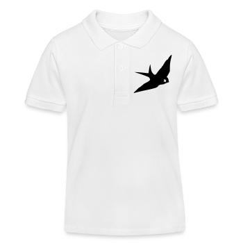 bird - Polo enfant bio Stanley/Stella - blanc - Devant