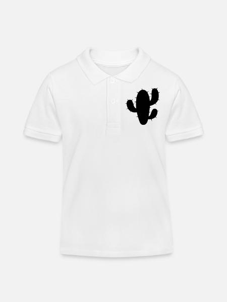 cactus - Polo enfant bio Stanley/Stella - blanc