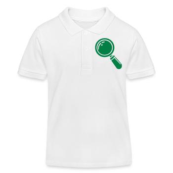 loupe - Polo enfant bio Stanley/Stella - blanc - Devant