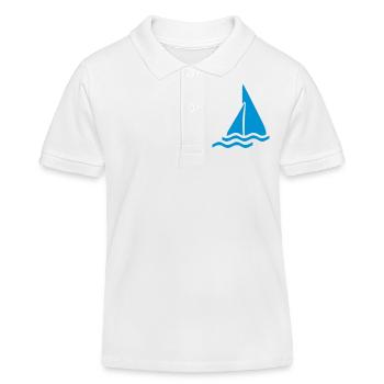 Bateau - Polo enfant bio Stanley/Stella - blanc - Devant