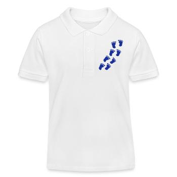 Baby - Kinder Organic Poloshirt Mini Sprinter von Stanley/Stella - Weiß - Vorne