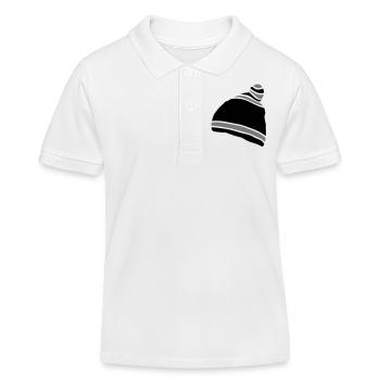 Mütze - Kinder Organic Poloshirt Mini Sprinter von Stanley/Stella - Weiß - Vorne
