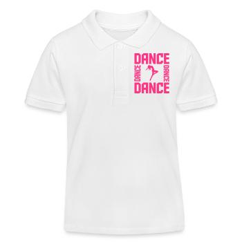 Dance - Kids Organic Polo Shirt by Stanley/Stella - white - Front