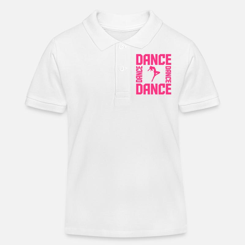 Dance - Polo enfant bio Stanley/Stella - blanc