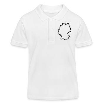Germany - Kinder Organic Poloshirt Mini Sprinter von Stanley/Stella - Weiß - Vorne