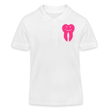 Dent - Polo enfant bio Stanley/Stella - blanc - Devant