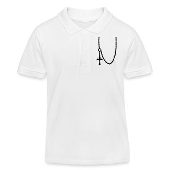 Collier - Polo enfant bio Stanley/Stella - blanc - Devant
