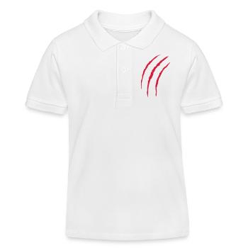 kratzer design - Kinder Organic Poloshirt Mini Sprinter von Stanley/Stella - Weiß - Vorne