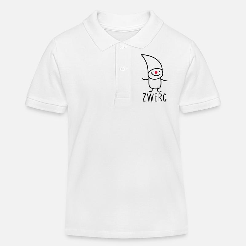 Zwerg - Kinder Organic Poloshirt Mini Sprinter von Stanley/Stella - Weiß