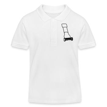 Faucheuse - Faucheuse de bobine - Polo enfant bio Stanley/Stella - blanc - Devant