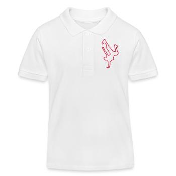 break dance hip hop danseur9 - Polo enfant bio Stanley/Stella - blanc - Devant