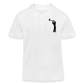 Lumberjack - Kids Organic Polo Shirt by Stanley/Stella - white - Front