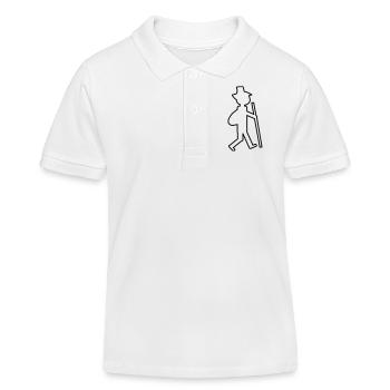 randonnée - Polo enfant bio Stanley/Stella - blanc - Devant