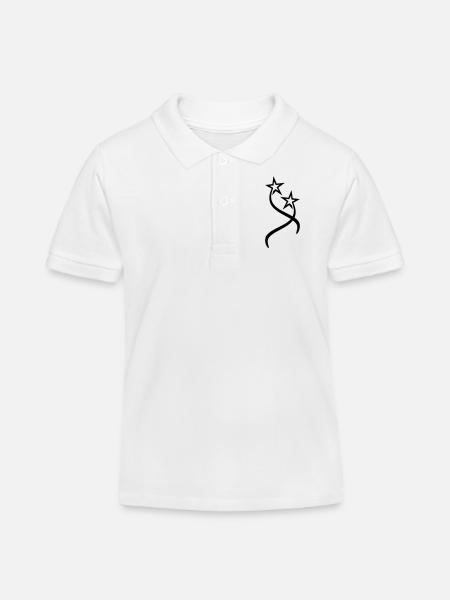 made_of_stars_c - Polo enfant bio Stanley/Stella - blanc
