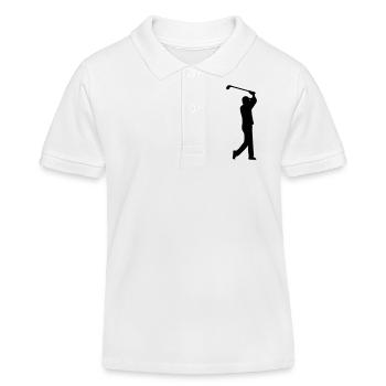 Golf - Kids Organic Polo Shirt by Stanley/Stella - white - Front