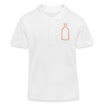 bouteille vide8 bottle - Polo enfant bio Stanley/Stella - blanc - Devant