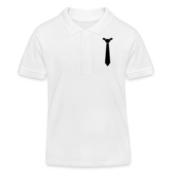 Cravate Cravate - Polo enfant bio Stanley/Stella - blanc - Devant