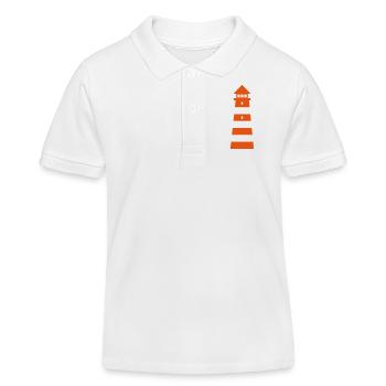 Lighthouse - Kids Organic Polo Shirt by Stanley/Stella - white - Front