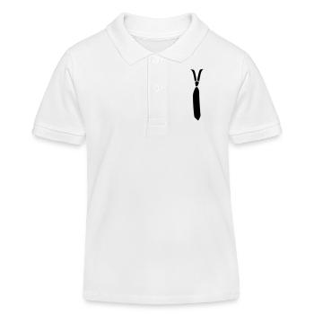 cravate - Polo enfant bio Stanley/Stella - blanc - Devant