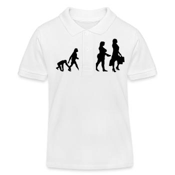 SHOPPING QUEEN EVOLUTION - Polo enfant bio Stanley/Stella - blanc - Devant