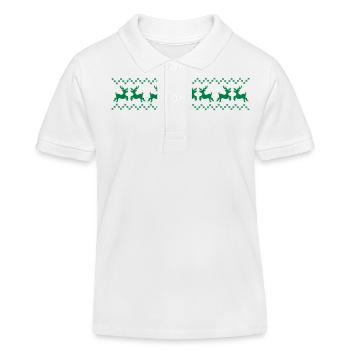 noel renne - Kinder Organic Poloshirt Mini Sprinter von Stanley/Stella - Weiß - Vorne
