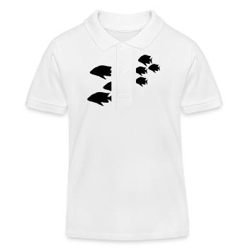 shoal - Kids Organic Polo Shirt by Stanley/Stella - white - Front