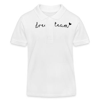 équipe de rêve - Polo enfant bio Stanley/Stella - blanc - Devant